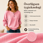 Dam casual sweatjacka i våffelstickning