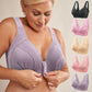 💥👙SISTA DAGEN REA - KÖP 1 FÅ 1 GRATIS!!💘CloudComfort Frontknäppt Bomullsbh – Andningsbar • Bygelös • Stöd Hela Dagen • Icke Vadderad & Hudvänlig🌿