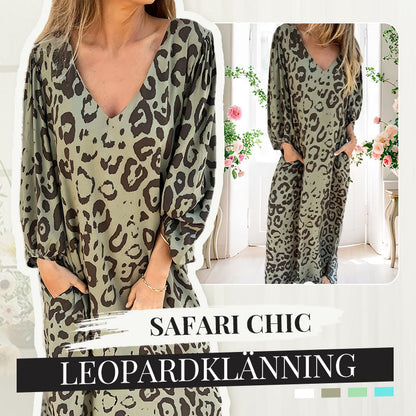 💖Μεγάλη επιτυχία – Φόρεμα Safari Chic με λεοπάρ μοτίβο🔥