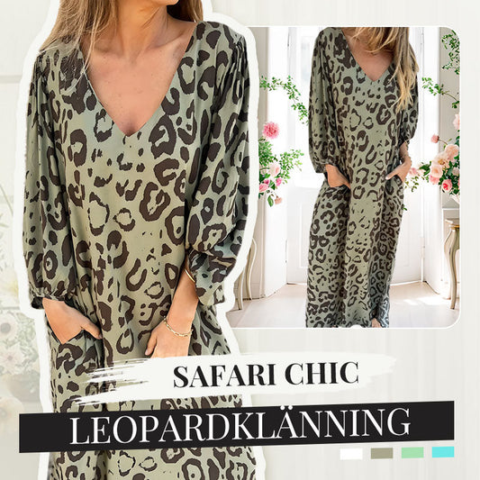 💖Μεγάλη επιτυχία – Φόρεμα Safari Chic με λεοπάρ μοτίβο🔥