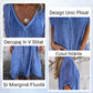 Lightweight Maxi Dress with V-Cutout for Women