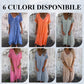 Lightweight Maxi Dress with V-Cutout for Women