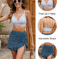 Gingham Ψηλόμεσο Μπικίνι Σετ με Έλεγχο Κοιλιάς 👙