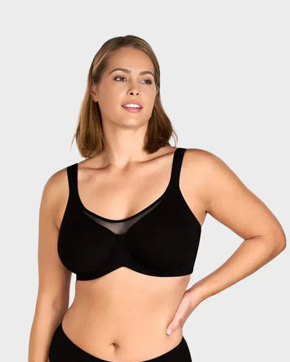 🔥REA 2026 💐 Elegant, genomskinlig BH med full täckning för damer i stora storlekar