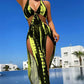 👙 ✨ Ριγέ σύνολο δύο τεμαχίων – λαιμόκοψη με φιόγκο, διακοσμητικό δαχτυλίδι, εξαιρετικά ελαστικό 🌊