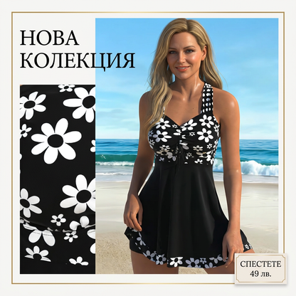 Tankini Σετ με Φλοράλ Σχέδιο | Ρυθμιζόμενες Τιράντες, Γρήγορο Στέγνωμα | S-4XL | Παραλία & Καλοκαίρι