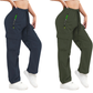 👖 BEGRÄNSAD TID: 50 % RABATT! 💥 Vintage-cargobyxor för dam med fickor – lös passform, andningsbara, justerbar midja ✨