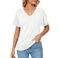 🌷Γυναικεία μπλούζες με V-neck, μονόχρωμες και φαρδιές