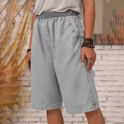 🌸Καλοκαιρινά casual γυναικεία σορτς με τσέπες