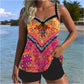 🔥 S-3XL 🏖️ Σετ με τυπωμένο μαγιό και σορτς 🌊👙