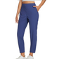 ⏳BEGRÄNSAT ERBJUDANDE 62% RABATT🌞Dammodell Slimmade Högmidjade Byxor med Dragkedjefickor - 👖Lätta, Andningsbara, Mjuka 26"/27" Ankelbyxor med Dragkedjefickor