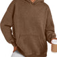 Trendig Oversized Damhoodie med Långärmar