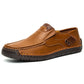 👞Κλασικά Ανδρικά Δερμάτινα Παπούτσια Slip-On – Premium Μοσχαρίσιο Δέρμα, Άνεση Όλη την Ημέρα & Αβίαστο Στυλ