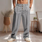 👖 50% ΕΚΠΤΩΣΗ ΤΩΡΑ! ✨ Ανδρικά Casual Παντελόνια με Κορδόνι – Αναπνεύσιμο λινό & φαρδιά εφαρμογή – Διακοσμητικά κουμπιά, ιδανικά για καθημερινή χρήση ή ζεστές μέρες 🍂