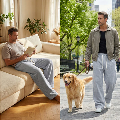 👖 60% ΕΚΠΤΩΣΗ ΤΩΡΑ! ✨ Ανδρικά άνετα παντελόνια με κορδόνι – Άνεση, απαλό ύφασμα και απαραίτητο για κάθε μέρα 🏠