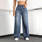 ✨👖Γυναικεία τζιν με ψηλή μέση και ίσια γραμμή💟