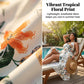 🌸🌹👗Γυναικείο φόρεμα-σορτς με λουλουδάτο μοτίβο, λαιμόκοψη halter και ασύμμετρη γραμμή