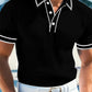 👕 Κοντομάνικη πικέ μπλούζα Somrig Casual – Αναπνεύσιμο βαμβάκι, μοντέρνα γραμμή & ιδανική για χαλαρές μέρες 🏖️