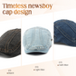 Unisex καπέλο τύπου newsboy από τζιν