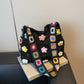 🧺 Γυναικεία τσάντα σε εθνοτικό στυλ, πλεκτή με βελονάκι – Μποέμ, ευρύχωρη και ευέλικτη – Ιδανική για την παραλία, τα ψώνια ή τις αποδράσεις – Χειροποίητο και ανάλαφρο σχέδιο 🌼
