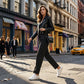 🌬️👖Κομψές βούλες, ανάλαφρες κινήσεις ✨💃Γυναικείο παντελόνι με φαρδιά πόδια και βούλες