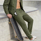 Ανδρικό ελαφρύ αθλητικό παντελόνι με τσέπες με φερμουάρ
