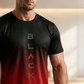 Σετ ανδρικού T-shirt και σορτς με ντεγκραντέ