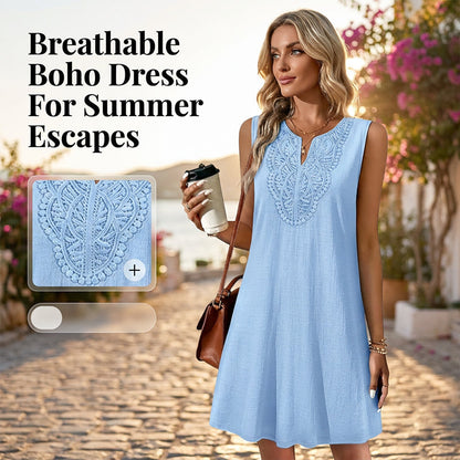 👗 ☀️ Αναπνεύσιμο καλοκαιρινό φόρεμα για τις ελεύθερες στιγμές – Ελαφρύ, αέρινο & ιδανικό για τις ζεστές μέρες 🌸 ✨