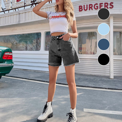 🌿 Γυναικείες casual σορτς με ψηλή μέση – απαλό ύφασμα, άνετη εφαρμογή & ιδανικές για την καθημερινότητα, την παραλία και τα ταξίδια, εύκολο να συνδυαστούν 🕶️