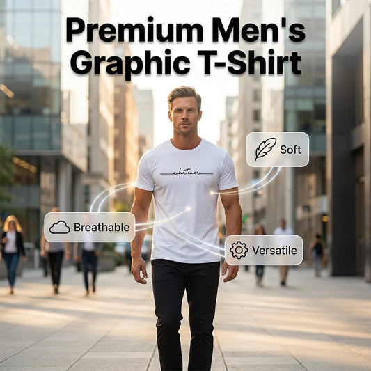 👕  Ανδρικό καλοκαιρινό μπλουζάκι με γραφικό σχέδιο και στρογγυλή λαιμόκοψη – Απαλό βαμβάκι & αναπνέον – Ανεπίσημο σχέδιο, ιδανικό για ζεστές μέρες, ελεύθερο χρόνο ή βόλτες στην πόλη – άνετο και κομψό 🎨
