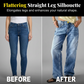 👖✨ Τζιν υψηλής ποιότητας με φαρδιά εφαρμογή και ίσια γραμμή – Υψηλής ποιότητας τζιν, άνετη εφαρμογή και απλό στυλ