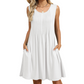 👗✨ Γυναικείο Αμάνικο Φόρεμα Χαλαρής Εφαρμογής – Αέρινο, Δροσερό & Κολακευτικό με Πλαϊνές Τσέπες ☀️🌴