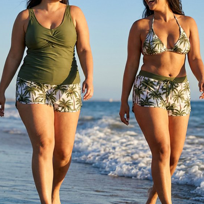 Γυναικείο Σετ Tankini Μαγιό 3 Τεμαχίων με Σορτς