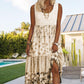 Boho Στυλ Αμάνικο Φόρεμα για Γυναίκες