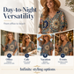 🌿👚Γυναικεία Μπλούζα με V-Neck και Βοημικό Σχέδιο, Καλοκαιρινή Φαρδιά Μπλούζα