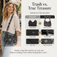 Ρετρό Φλοράλ Ζακάρ Τζιν Τσάντα Crossbody