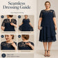 Γυναικείο Κομψό Φόρεμα Plus Size με Φούστες