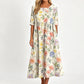 Women's Casual Loose Fit Printed Dress