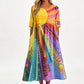 Women's Casual Loose Fit Printed Dress