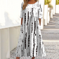 👗🌸Γυναικείο Κομψό Φλοράλ Φόρεμα με Στρογγυλή Λαιμόκοψη