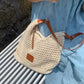 🌴Ψάθινη Τσάντα Tote Hot Arrival 49% Έκπτωση👜Απαραίτητο Καλοκαιρινό Αξεσουάρ🛍️ Μπεζ πλεκτή τσάντα, ευρύχωρη |