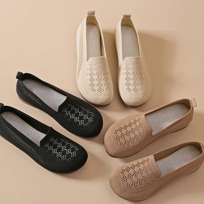 Γυναικεία Αναπνεύσιμα Παπούτσια Fly-Knit Slip-On