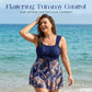 Plus Size Κοιλιακός Έλεγχος 2-Τεμάχιο Σετ Μαγιό