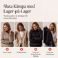 🧥Elegant ribbstickad kappa för dam med jeansdetaljer