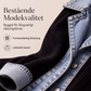 🧥Elegant ribbstickad kappa för dam med jeansdetaljer