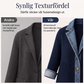 🧥Elegant ribbstickad kappa för dam med jeansdetaljer