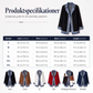 🧥Elegant ribbstickad kappa för dam med jeansdetaljer