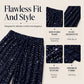 Ny kollektion🛍️Raka byxor för dam med elastisk midja