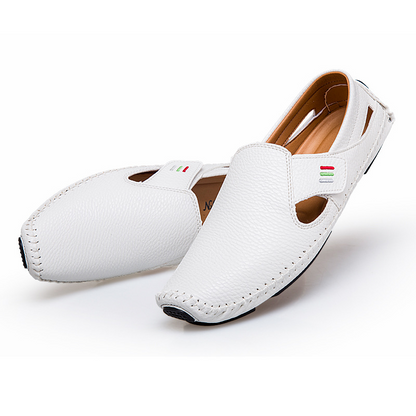 Andningsbara slip-on-loafers för män, avslappnad stil