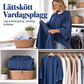 Nya ankomster📦Damavslappnad luvtröja i denim med lös passform